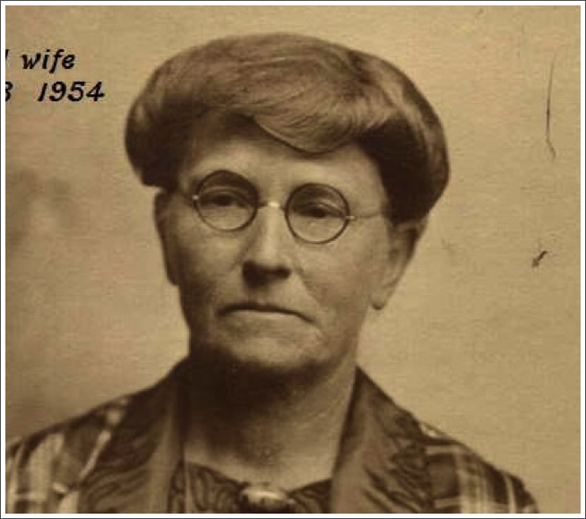 Jemima Alice Udell, daughter of John Udell born 1816 and his second wife Margaret Westunberger